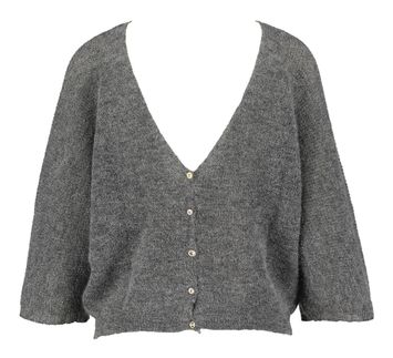 Grijze gilet met knopen Isaac BA&SH