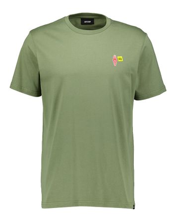 Kaki t-shirt met logo Antwrp