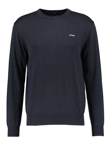 Donkerblauwe trui met ronde hals Antwrp