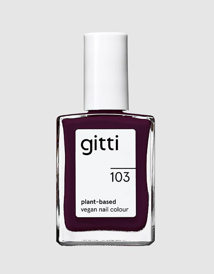 Aubergine nagellak Gitti