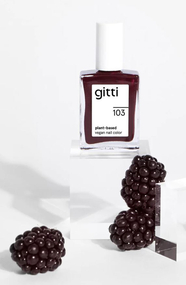 Aubergine nagellak Gitti