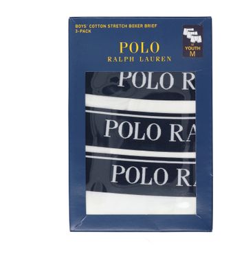 Witte boxershort 3-pack Ralph Lauren 