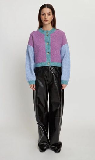 Multicolor wollen cardigan Stella Nova