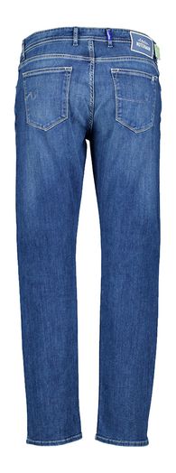 Donkerblauwe slim fit jeans Atelier Noterman 