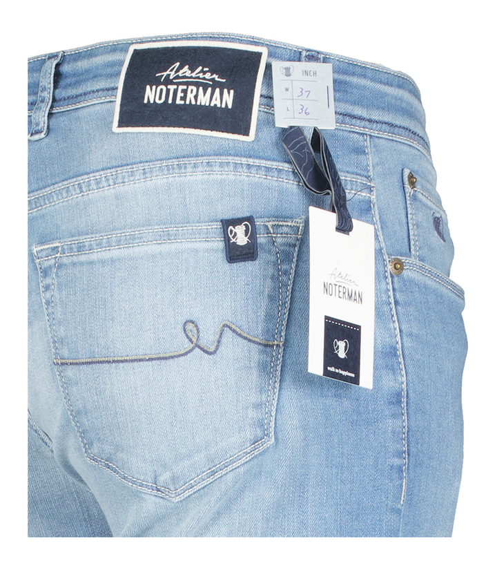 Blauwe slim fit jeans Atelier Noterman