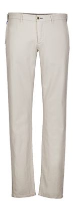 Atelier Noterman Licht grijze geklede slim fit broek
