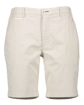 Beige gestreepte short Atelier Noterman
