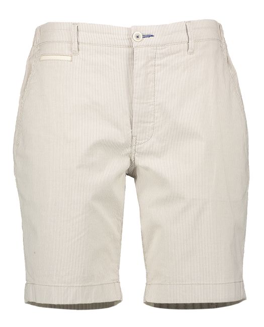 Beige gestreepte short Atelier Noterman