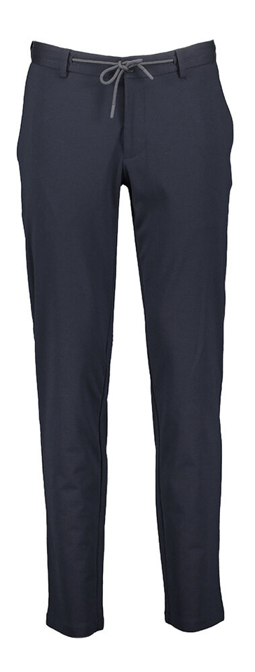 Donkerblauwe comfortabele broek in training stof Benvenuto