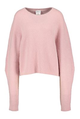 Lichtroze pull met ronde hals Ovidio Marella