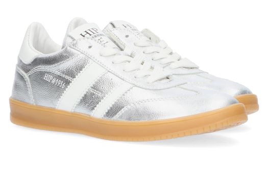 Zilver combi e lage sneakers HIP