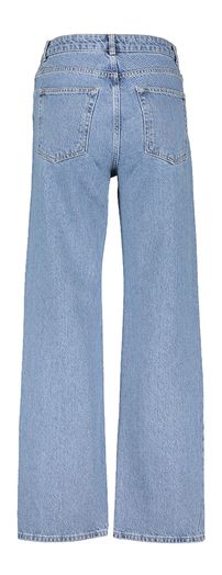 Vintage blauwe losoe fit jeans met zilveren strass en hoge taille Simona Neo Noir 
