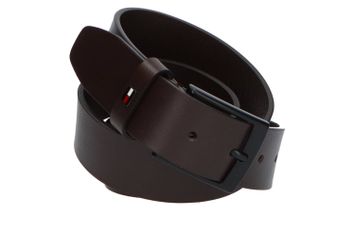 Bruin lederen riem Tommy Hilfiger 