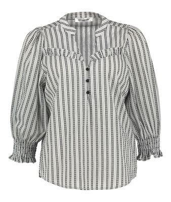 Zwart wit gestreept hemd Co'couture