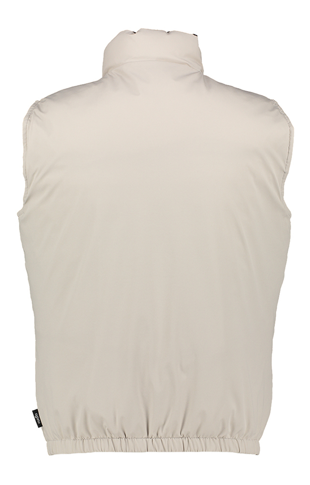 Beige/zwart omkeerbare bodywarmer Agiato 