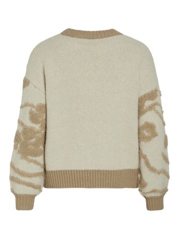 Beige gevlekte trui Viorelia Vila