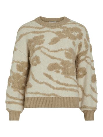 Beige gevlekte trui Viorelia Vila