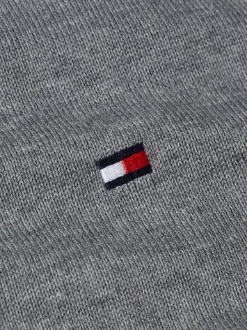 Grijze trui met rits en opstaande kraag Tommy Hilfiger 