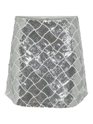 Silver rok met pailletten YAS