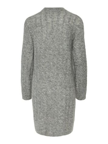 Medium grey melange jurk YAS