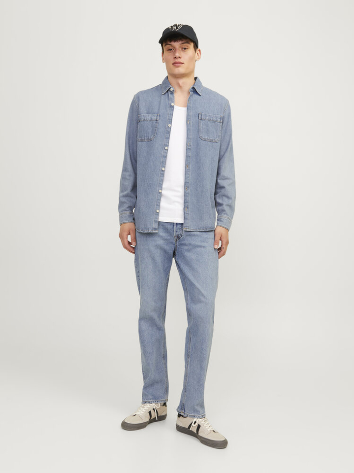 Licht blauwe jeans in relaxed fit Jack & Jones