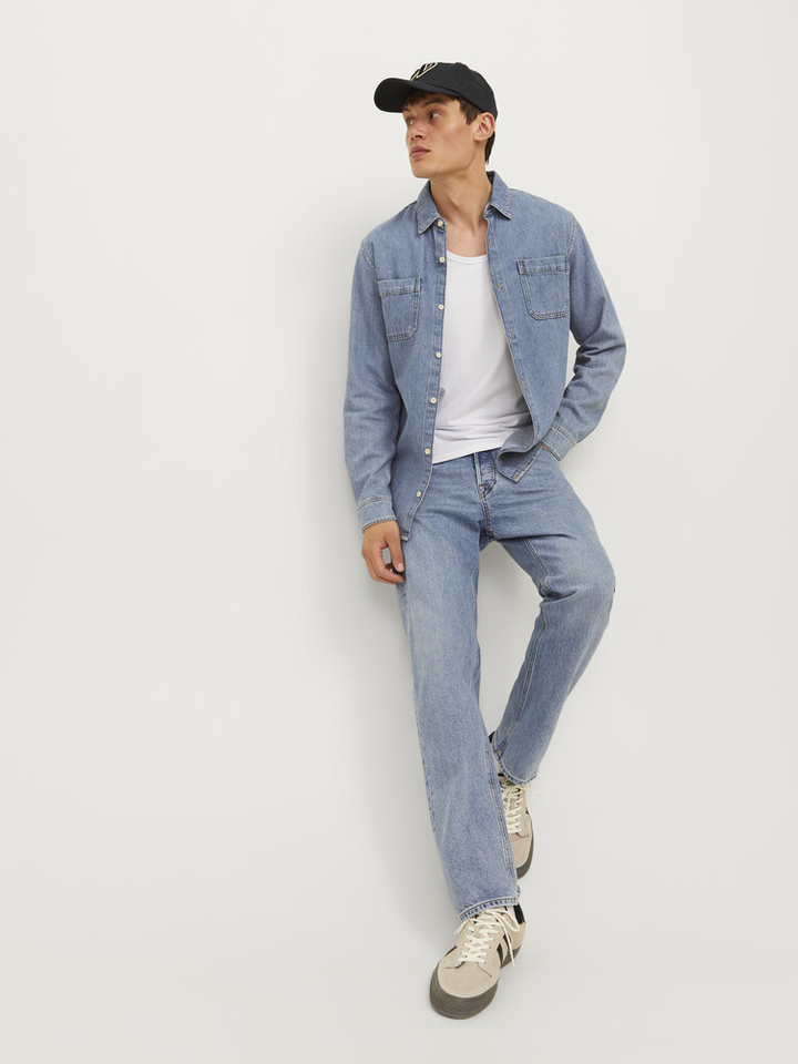 Licht blauwe jeans in relaxed fit Jack & Jones