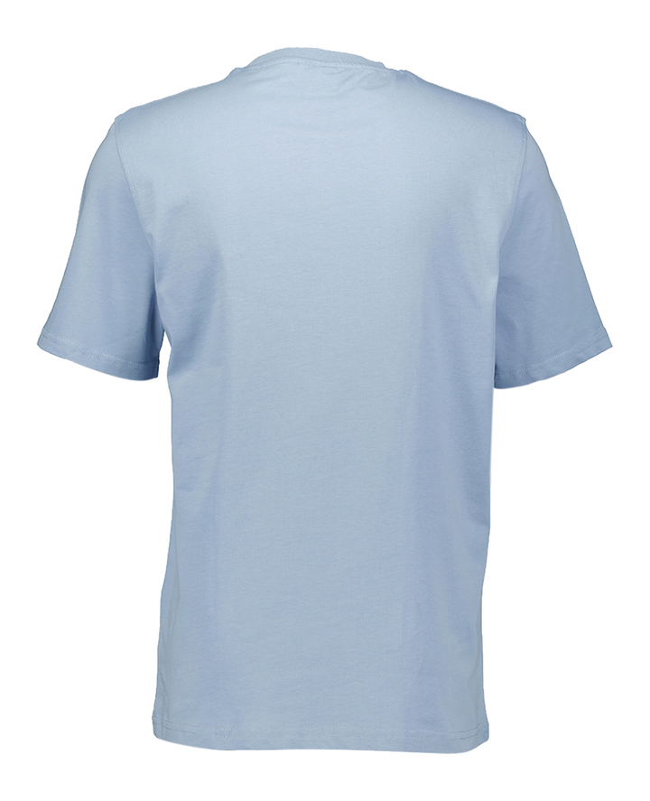 Lichtblauwe t-shirt met logo Les Deux