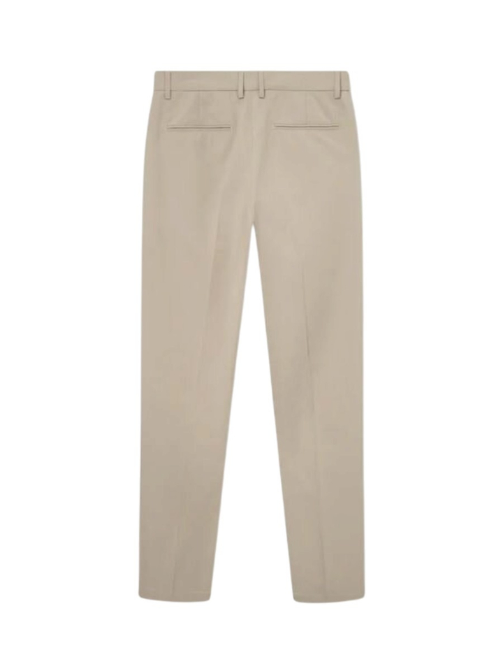 Beige regular fit broek Como Les Deux