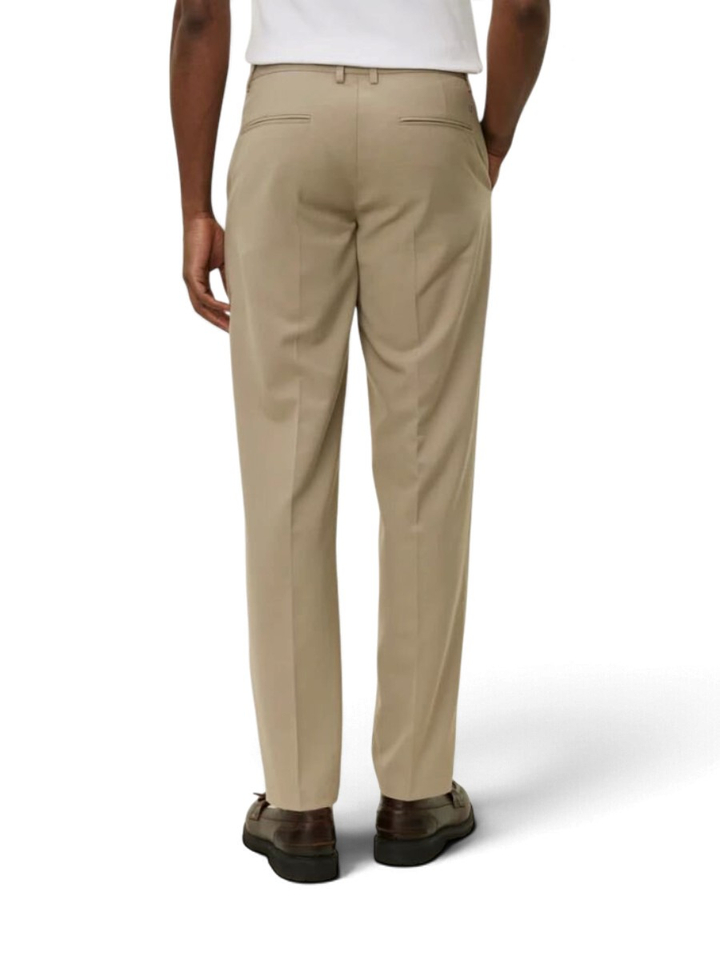 Beige regular fit broek Como Les Deux