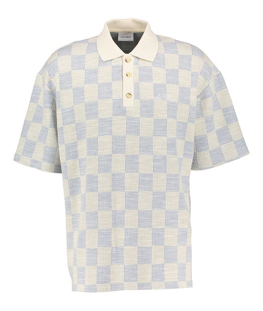 Geruite polo met korte mouwen Les Deux