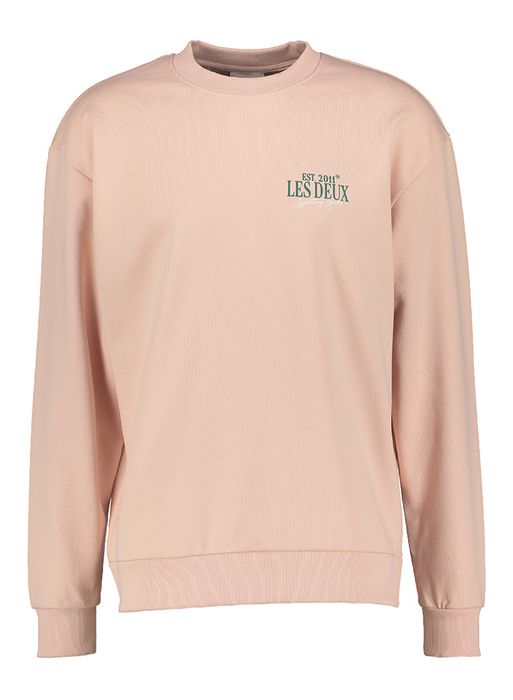 Lichtroze sweater met print op de rug Les Deux