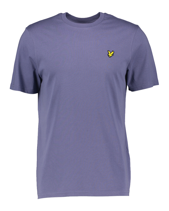 Blauwe katoenen t-shirt Lyle & Scott