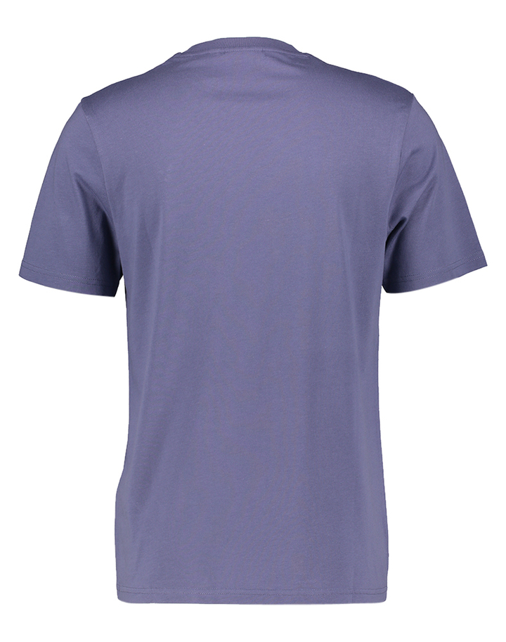 Blauwe katoenen t-shirt Lyle & Scott