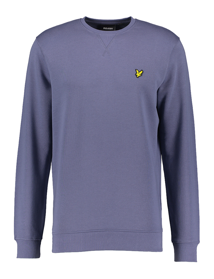 Blauwe sweater met logo Lyle & Scott 