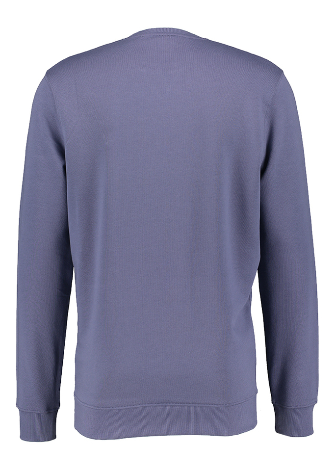 Blauwe sweater met logo Lyle & Scott 