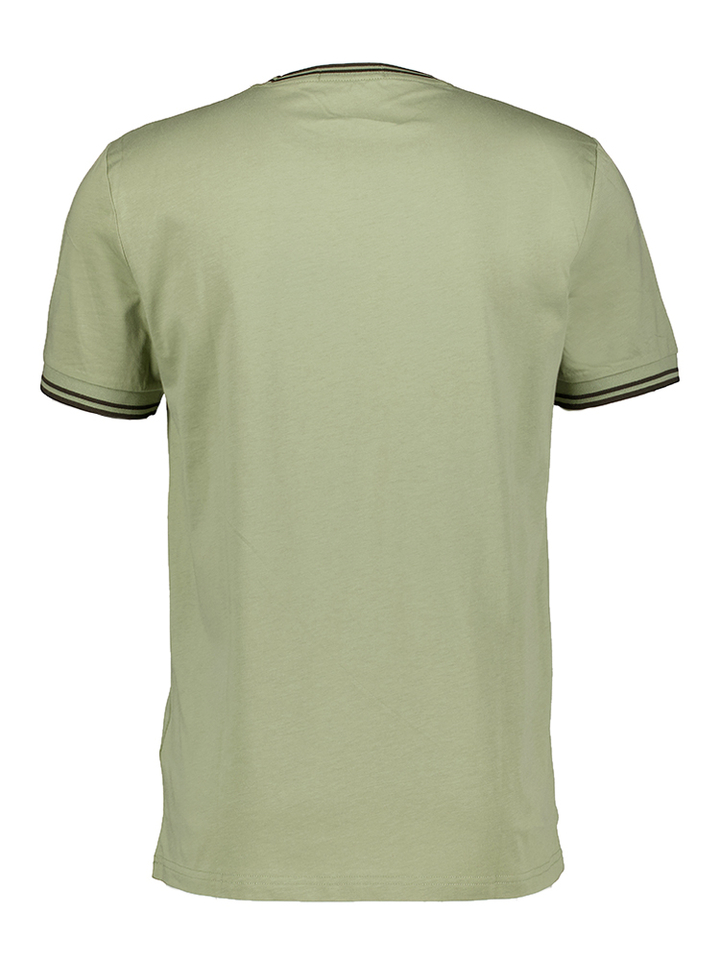 Groene t-shirt met korte mouwen Fred Perry