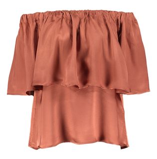 Essentiel Roestkleurige top Huntsville