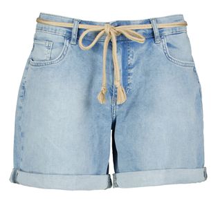 Para Mi Blauwe jeansshort loose fit Bobby Short