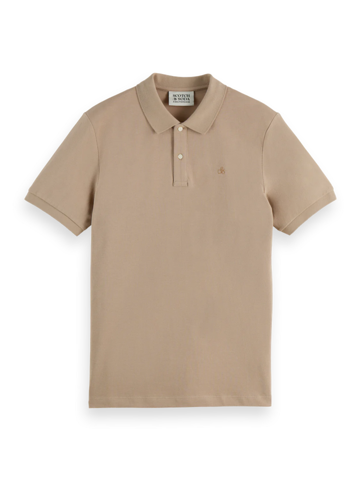Beige polo met korte mouwen Scotch & Soda