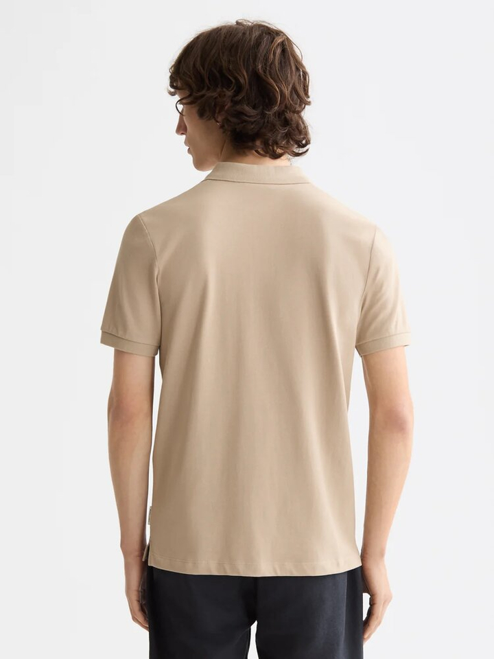 Beige polo met korte mouwen Scotch & Soda