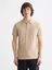 Beige polo met korte mouwen Scotch & Soda
