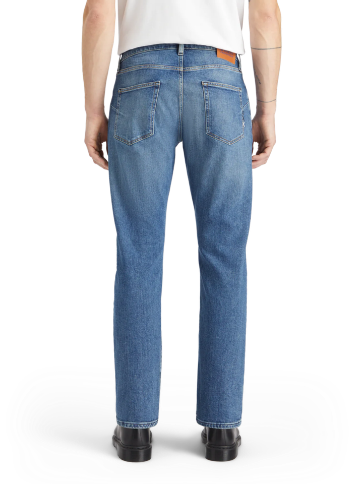 Blauwe classic straight fit jeans The Zee Scotch & Soda