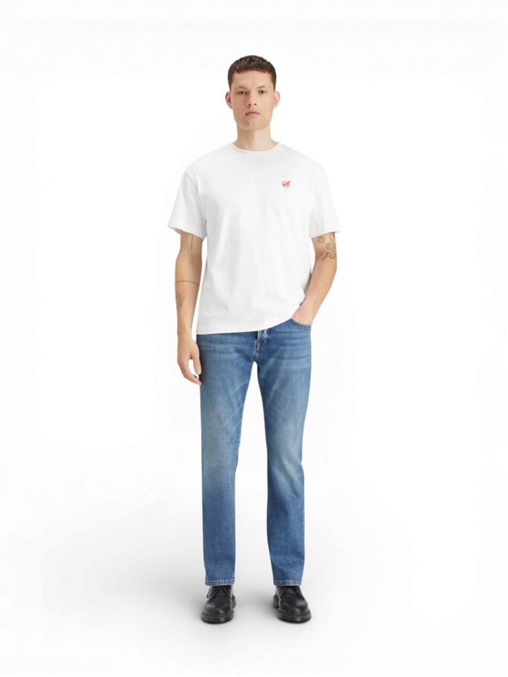Blauwe classic straight fit jeans The Zee Scotch & Soda