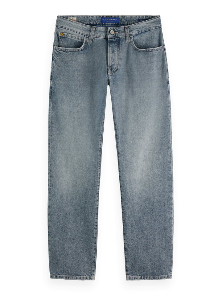 Blauwe classic straight fit jeans Scotch&Soda 
