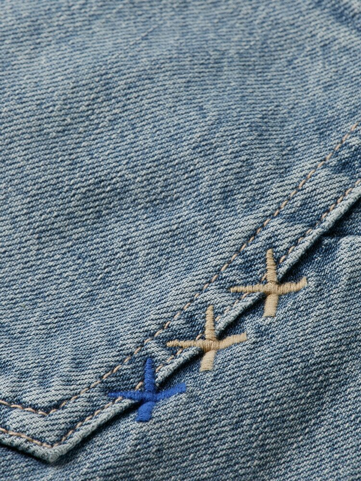 Blauwe classic straight fit jeans Scotch&Soda 