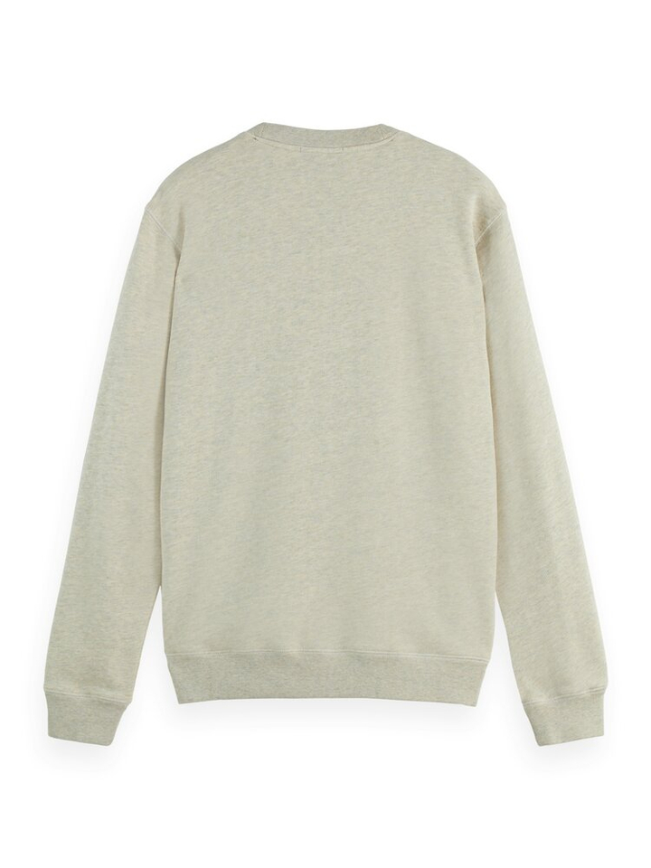 Beige trui met blauwe print Scotch&Soda 