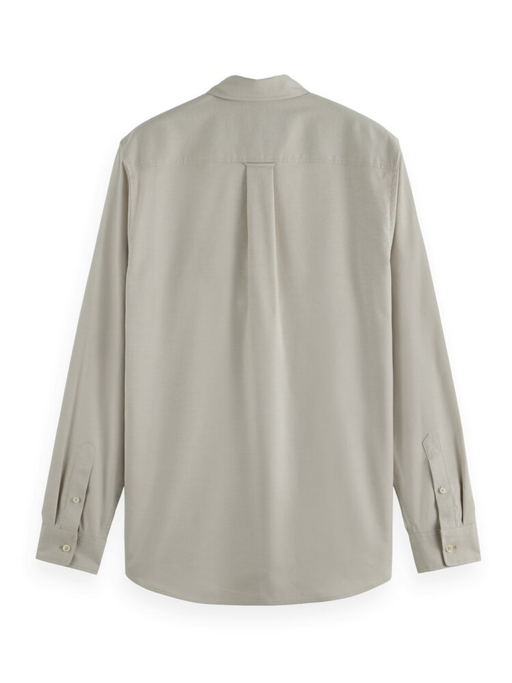 Taupe katoenen hemd met lange mouwen Scotch&Soda 