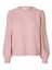 Bleached mauve trui Selected 