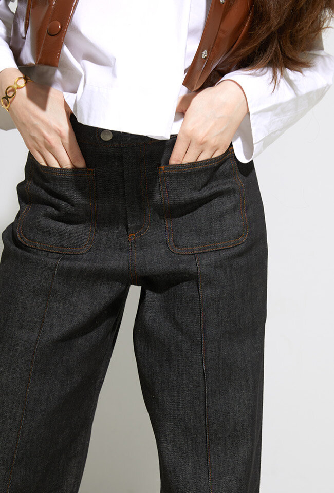 Blauwe straight  jeans Harry Soeur