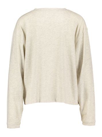 Beige t-shirt met lange mouwen en schakering Ypa American Vintage